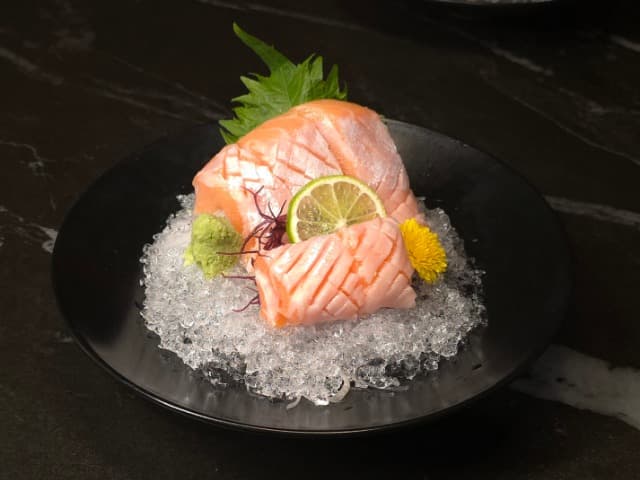 Salmon Belly Sashimi