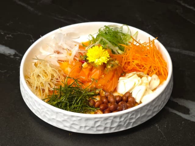 Shunde Style Salmon Carpaccio