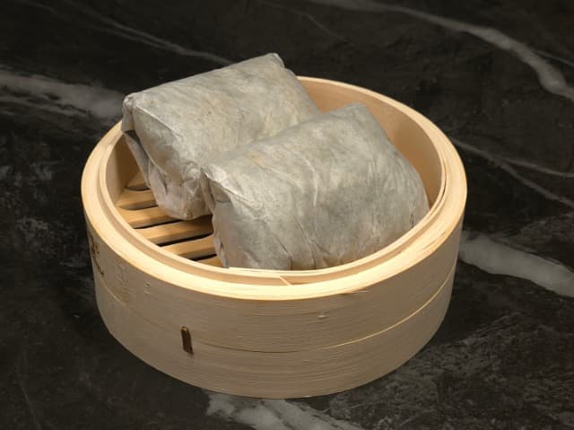 Steamed Sticky Rice with Pork & Salted Egg